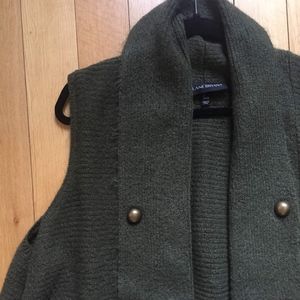 Lane Bryant Military Green Sweater Duster Size 26